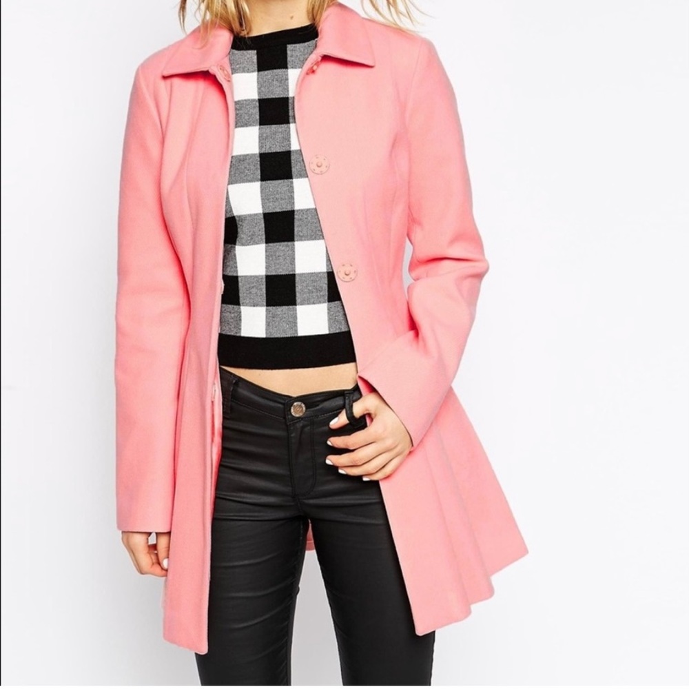 ASOS CURVE Dolly Skater Coat